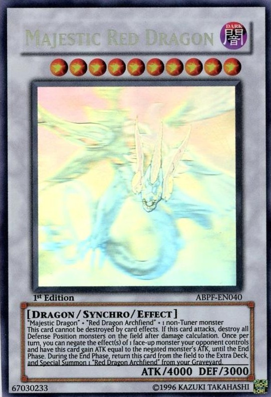Majestic Red Dragon [ABPF-EN040] Ghost Rare | Good Games Adelaide SA