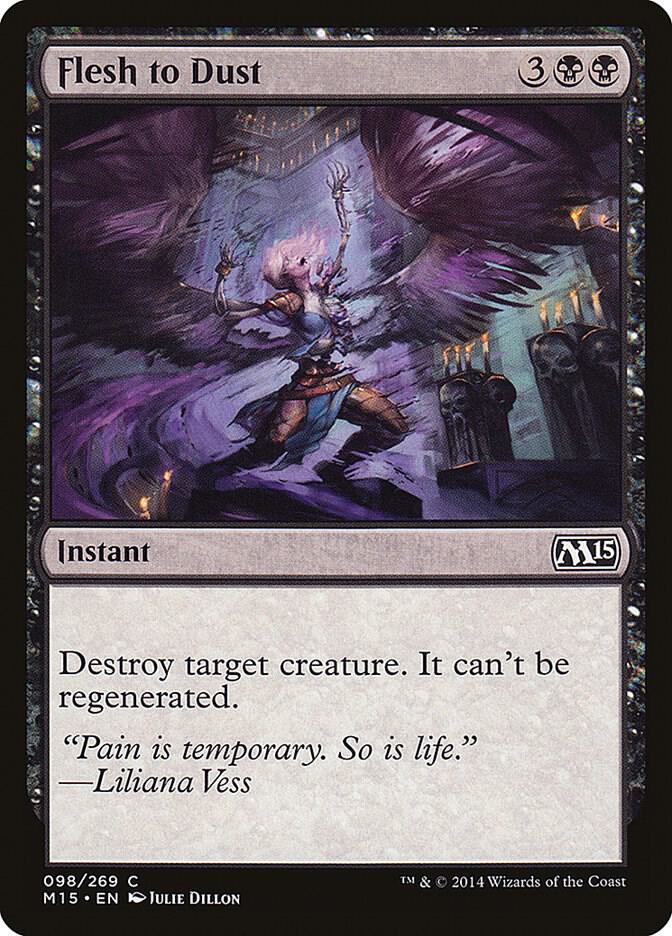 Flesh to Dust 98 (Magic 2015 (M15))  - Foil | Good Games Adelaide SA