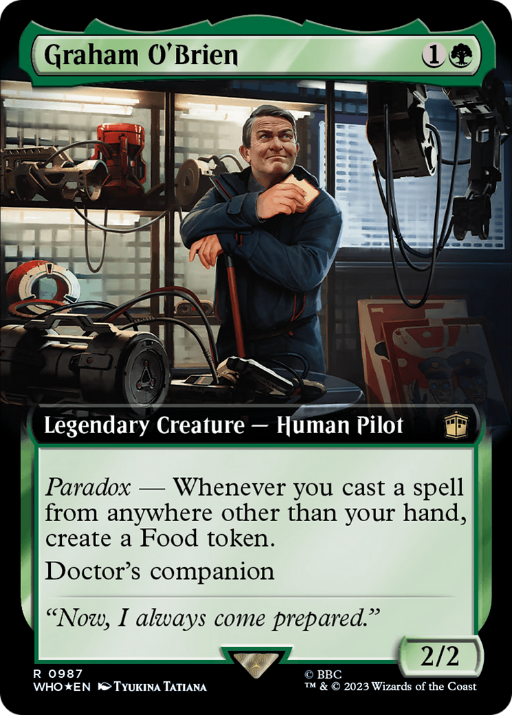 Graham O'Brien (Extended Art) (Surge Foil) [Doctor Who] | Good Games Adelaide SA