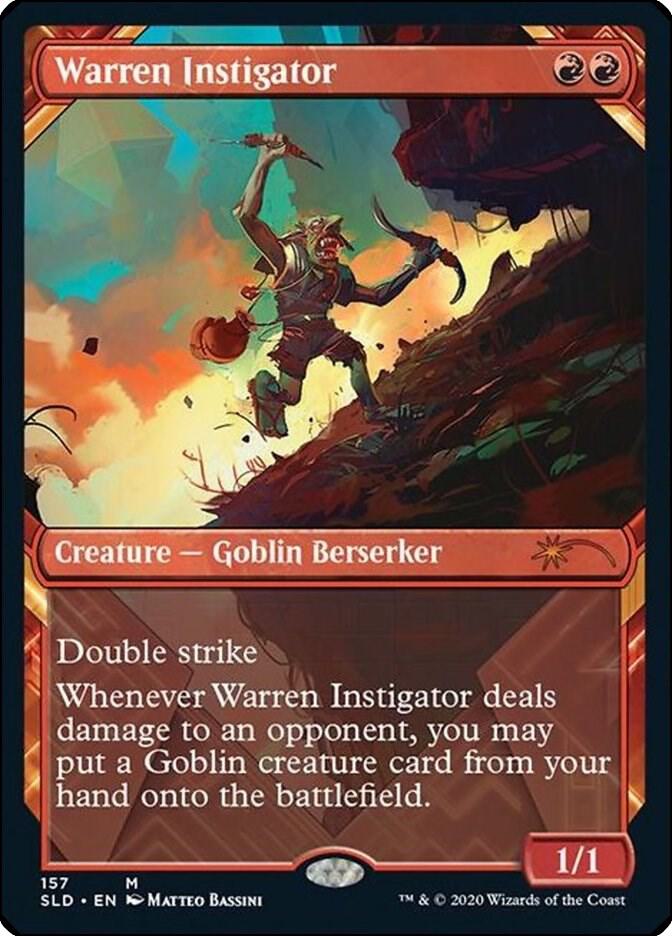 Warren Instigator 157 (Secret Lair Drop Series)  - Foil | Good Games Adelaide SA