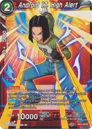 Android 17, High Alert [EX11-05] | Good Games Adelaide SA