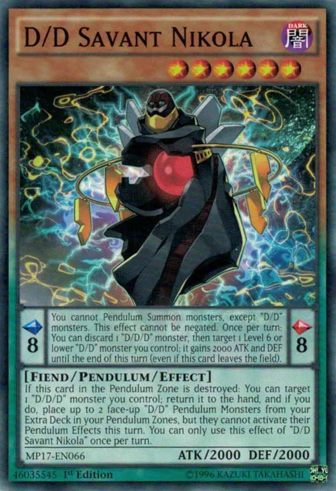 D/D Savant Nikola [MP17-EN066] Common | Good Games Adelaide SA