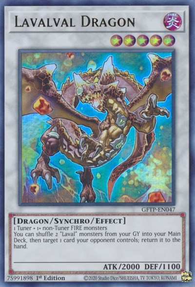 Lavalval Dragon [GFTP-EN047] Ultra rare | Good Games Adelaide SA