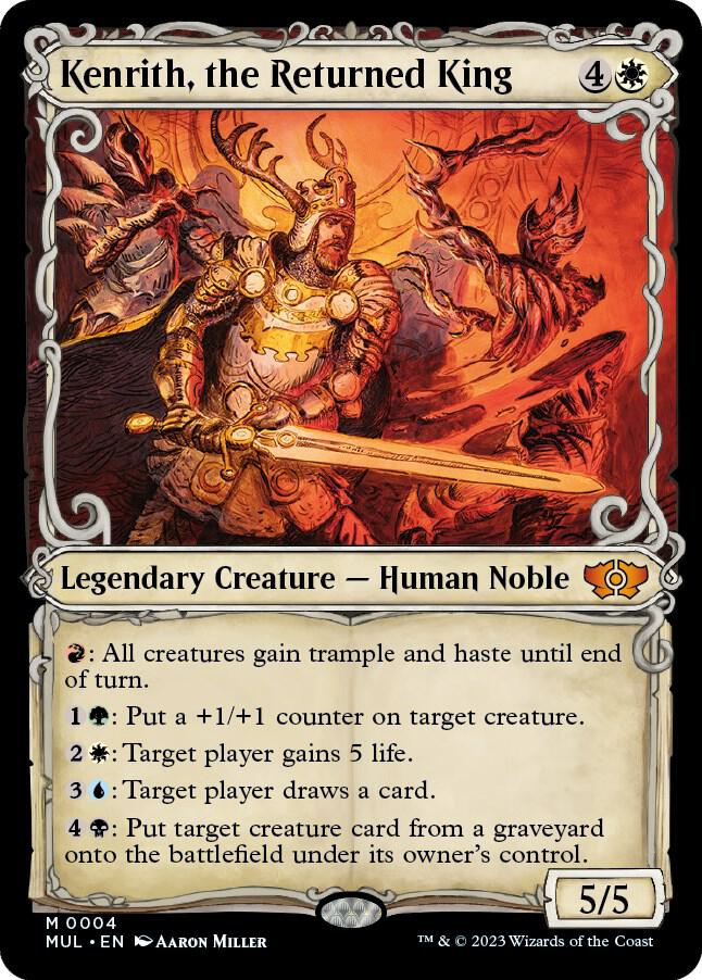 Kenrith, the Returned King 4 (March of the Machine: Multiverse Legends)  - Showcase Foil | Good Games Adelaide SA