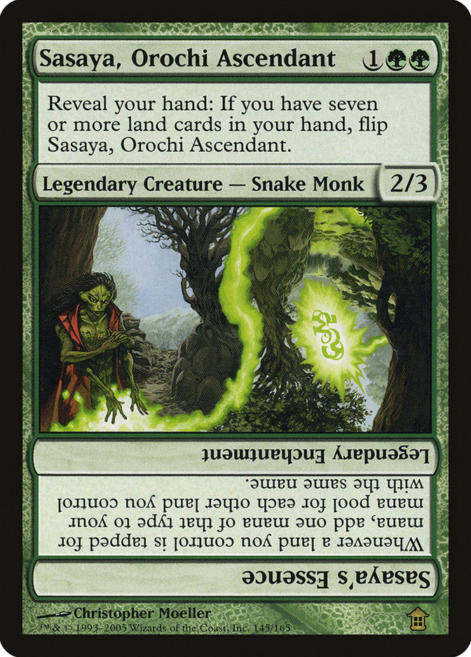 Sasaya, Orochi Ascendant // Sasaya's Essence 145 (Saviors of Kamigawa)  | Good Games Adelaide SA