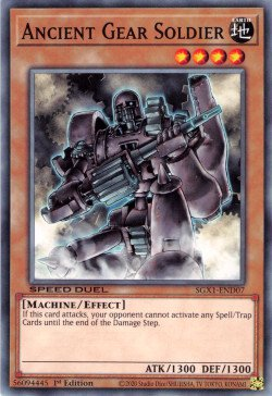 Ancient Gear Soldier [SGX1-END07] Common | Good Games Adelaide SA