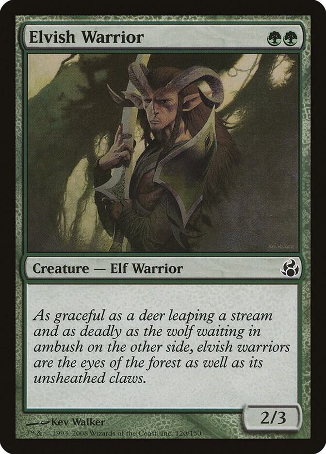 Elvish Warrior 120 (Morningtide)  - Foil | Good Games Adelaide SA