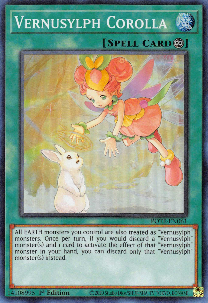 Vernusylph Corolla [POTE-EN061] Super Rare | Good Games Adelaide SA