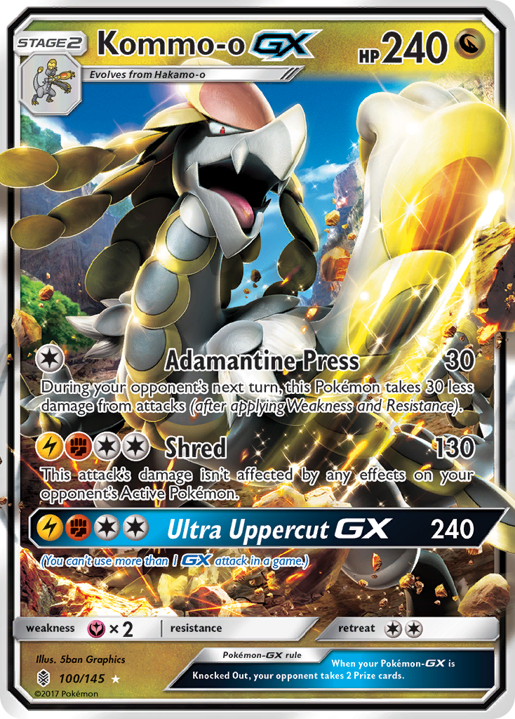 Kommo-o GX (100/145) [Sun & Moon: Guardians Rising] | Good Games Adelaide SA
