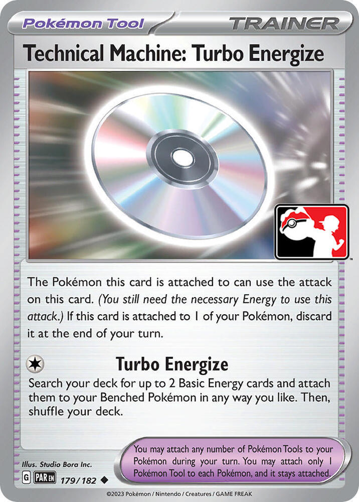 Technical Machine Turbo Energize Series 6 179/182 (Prize Pack Series Cards)  - Holofoil | Good Games Adelaide SA
