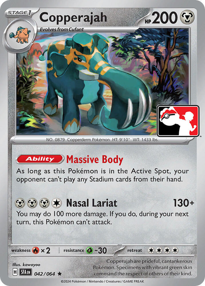 Copperajah Series 6 042/064 (Prize Pack Series Cards)  - Holofoil | Good Games Adelaide SA