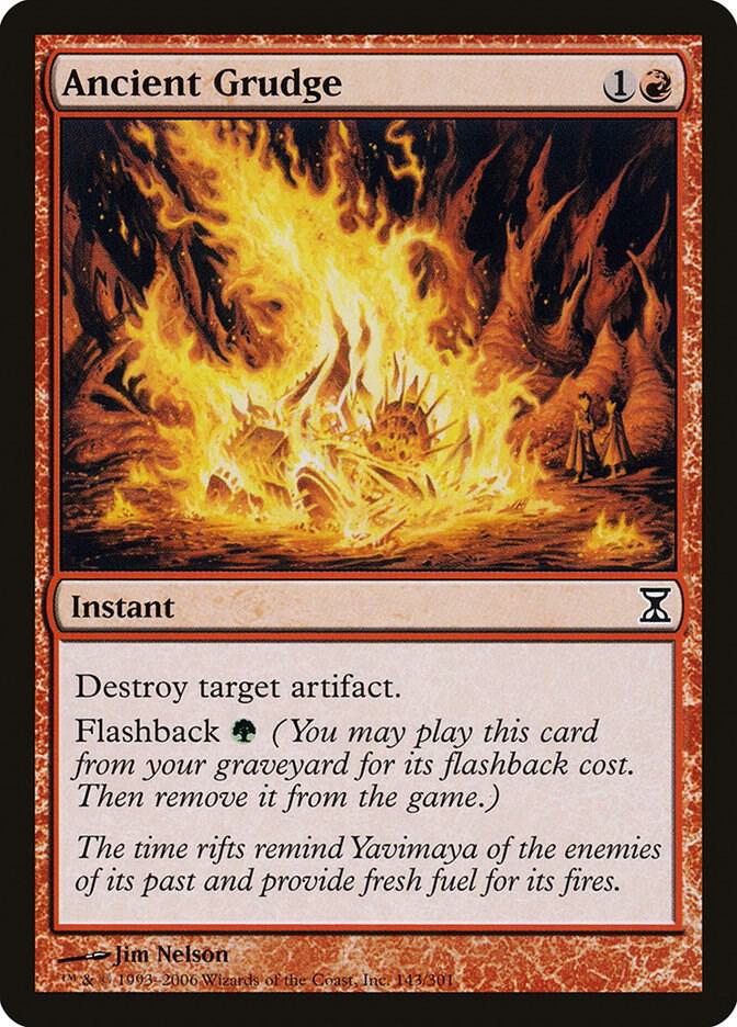 Ancient Grudge 143 (Time Spiral)  - Foil | Good Games Adelaide SA