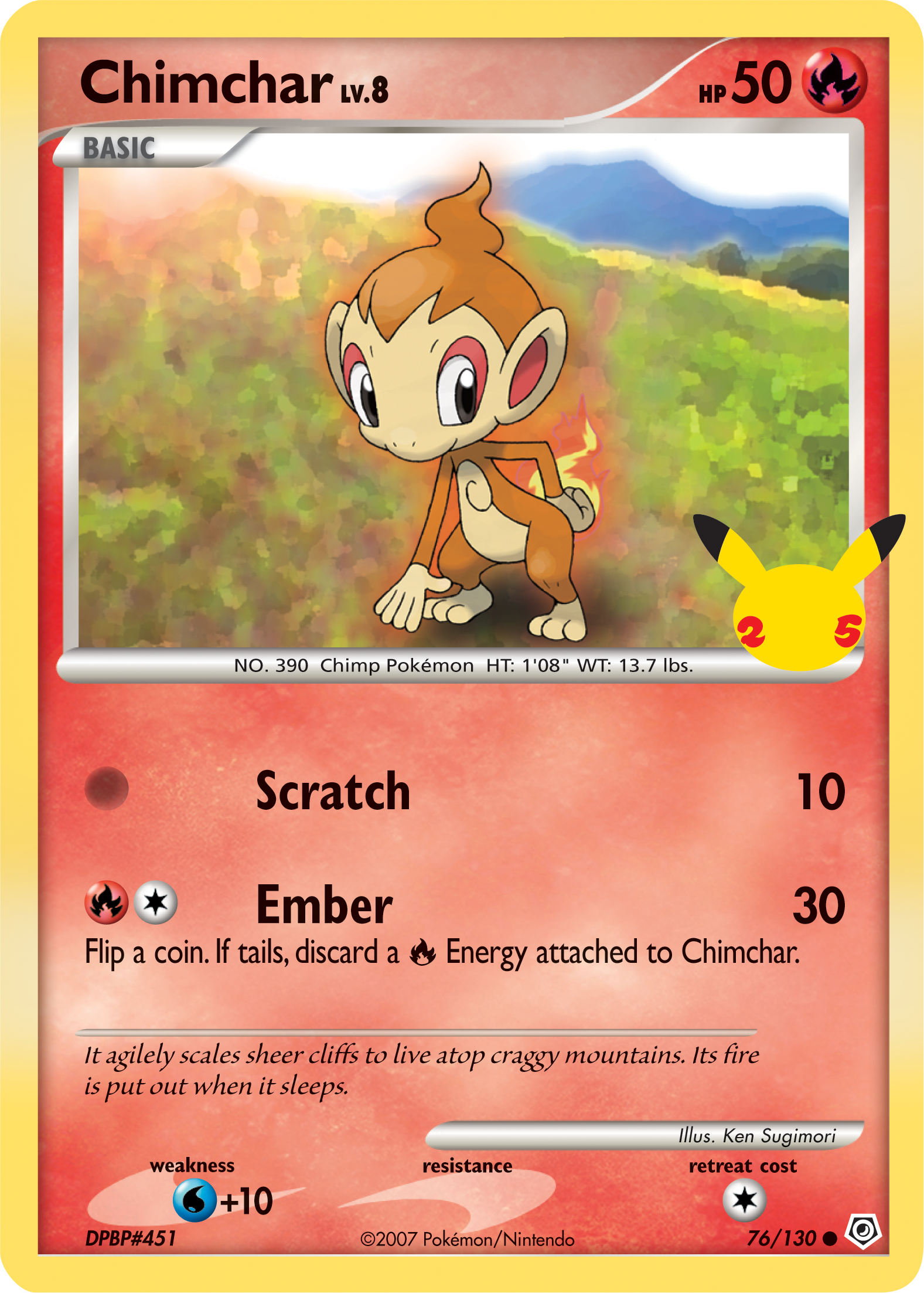 Chimchar (76/130) [First Partner Pack] | Good Games Adelaide SA