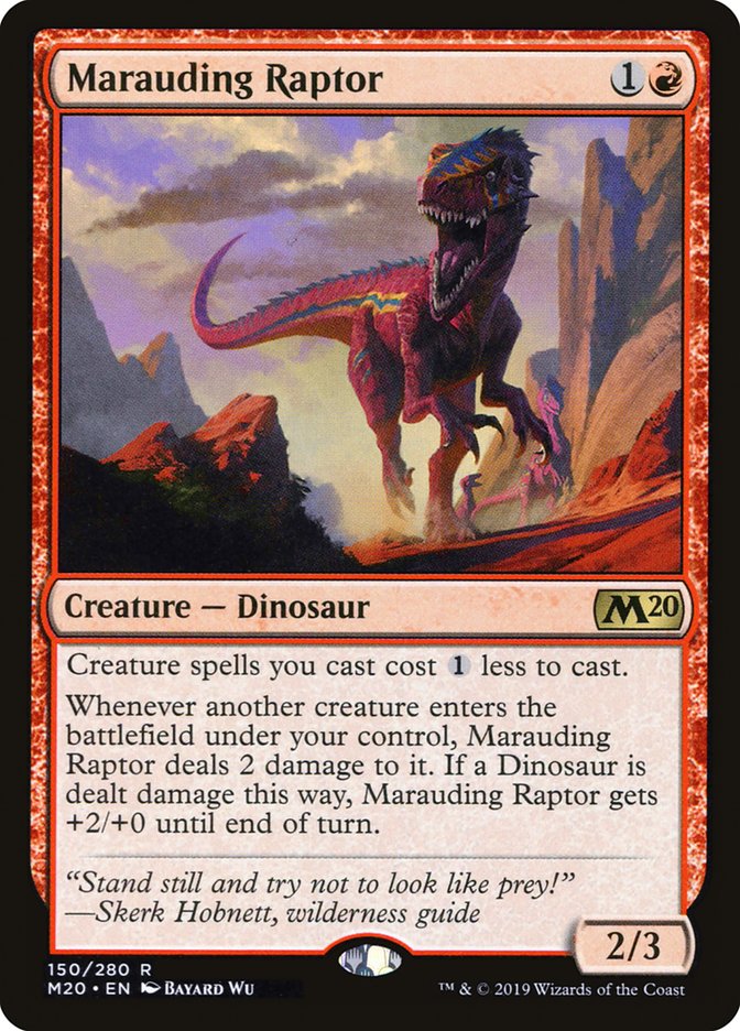 Marauding Raptor [Core Set 2020] | Good Games Adelaide SA