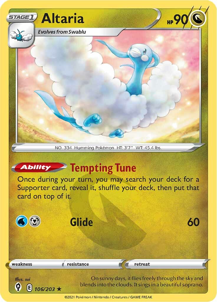 Altaria (106/203) [Sword & Shield: Evolving Skies] | Good Games Adelaide SA
