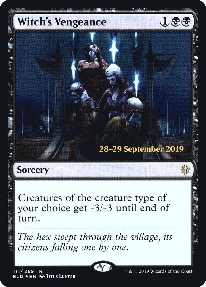 Witch's Vengeance  [Throne of Eldraine Prerelease Promos] | Good Games Adelaide SA
