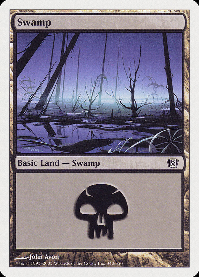 Swamp (340) [Eighth Edition] | Good Games Adelaide SA