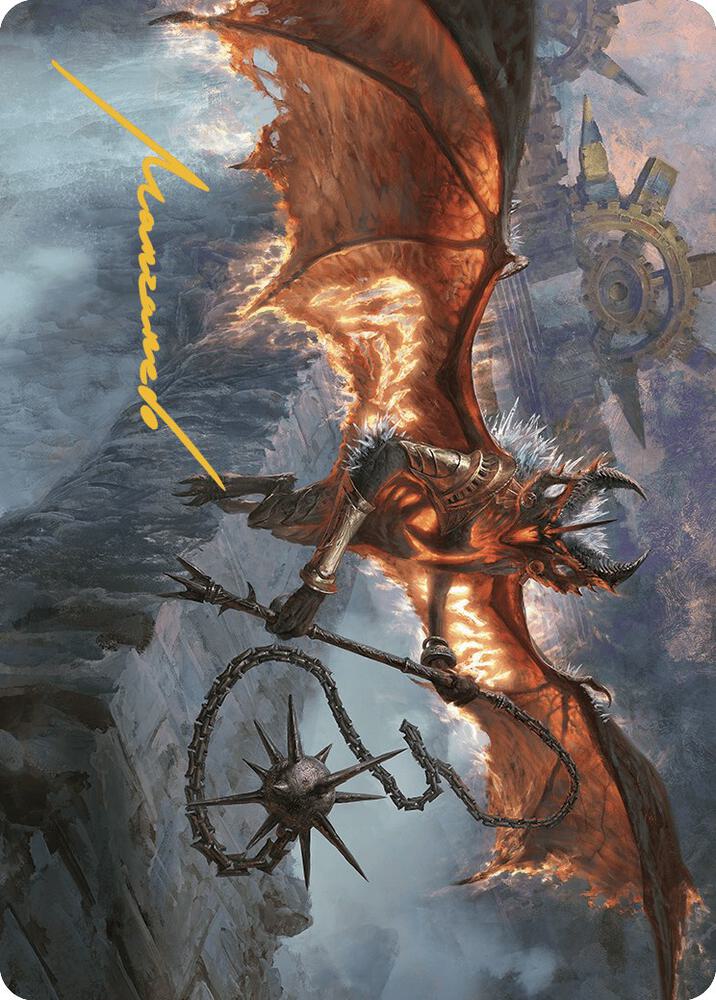 Bloodletter of Aclazotz Art Card 15 81 Gold Stamped Signature 15 (Art Series: The Lost Caverns of Ixalan)  | Good Games Adelaide SA