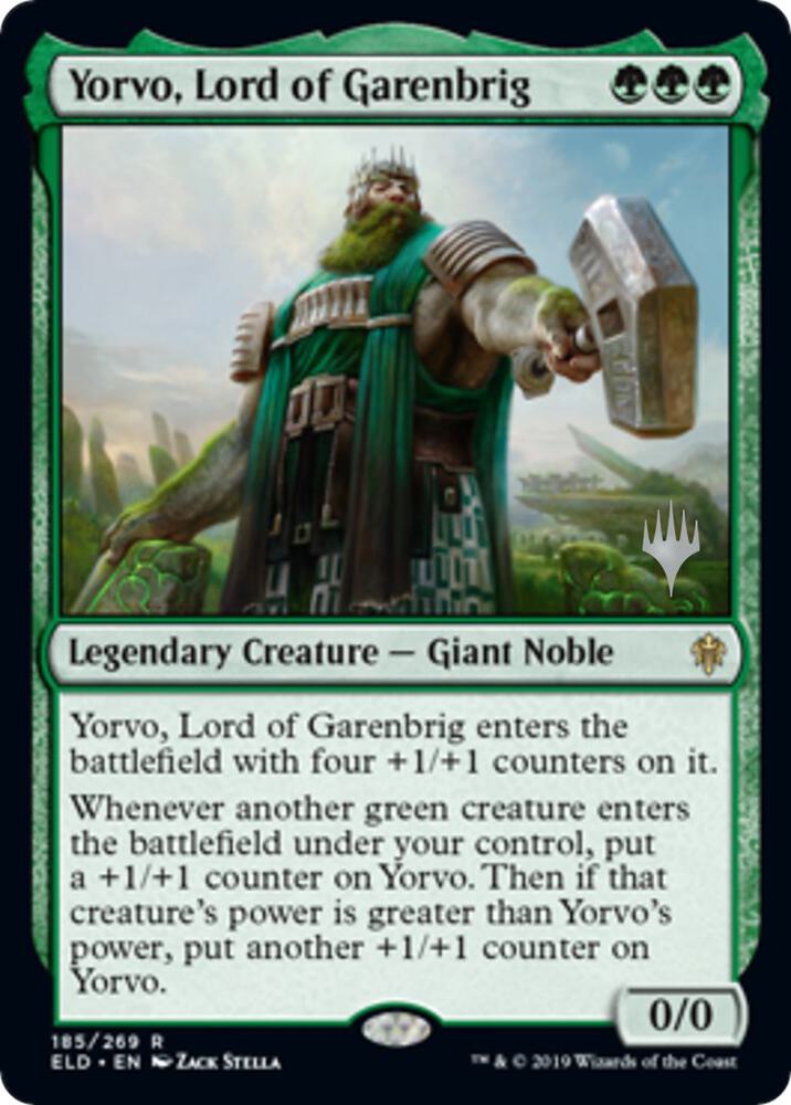 Yorvo Lord of Garenbrig 185 (Promo Pack: Throne of Eldraine)  - Foil | Good Games Adelaide SA