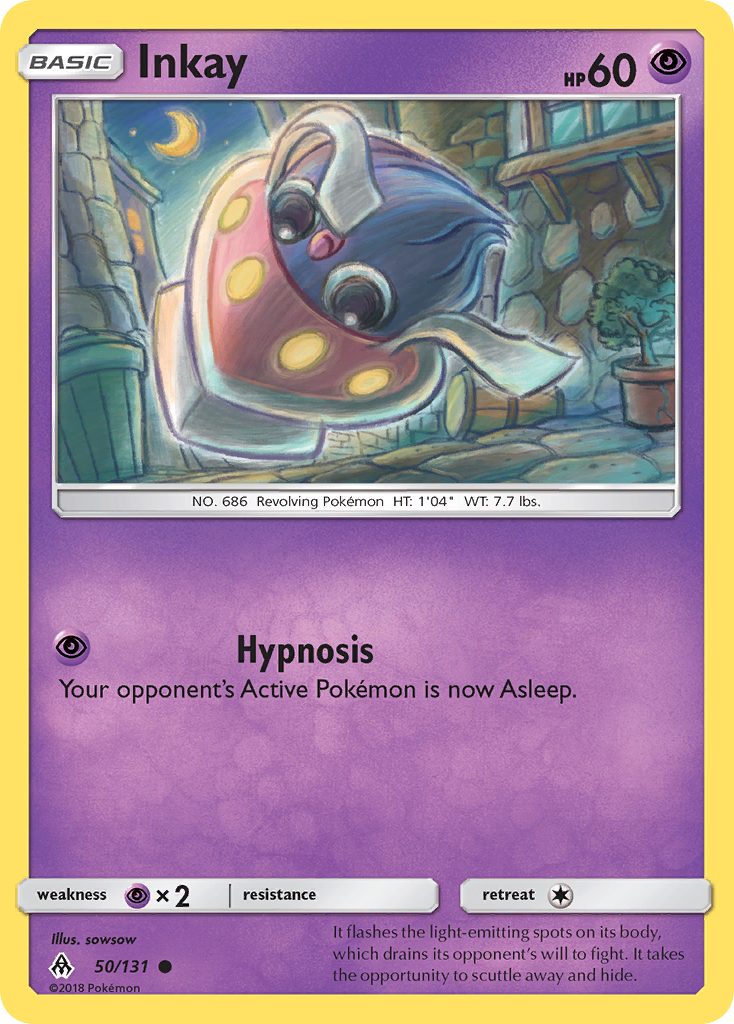Inkay (50/131) [Sun & Moon: Forbidden Light] | Good Games Adelaide SA