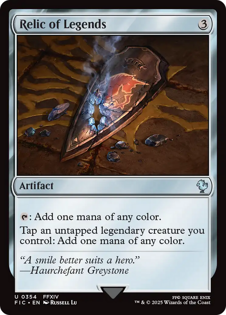 Relic of Legends [FINAL FANTASY Commander] | Good Games Adelaide SA