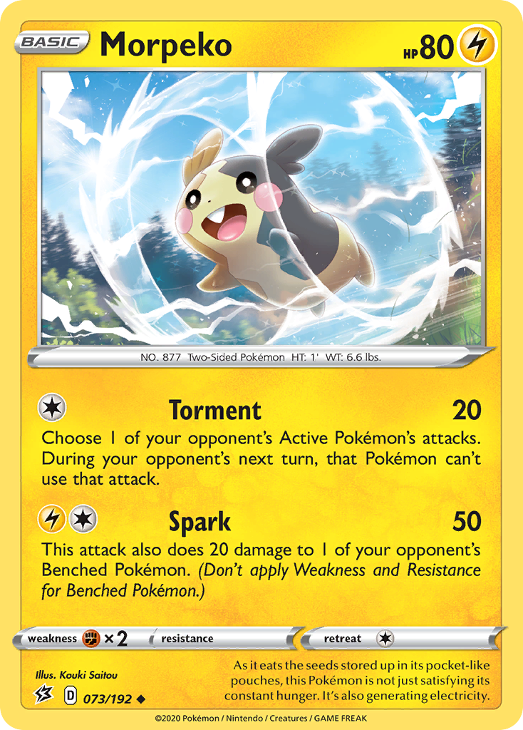 Morpeko (073/192) [Sword & Shield: Rebel Clash] | Good Games Adelaide SA