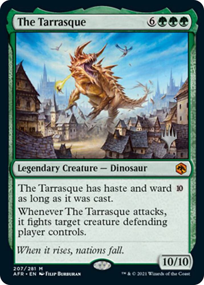 The Tarrasque 207 (Promo Pack: Adventures in the Forgotten Realms)  - Foil | Good Games Adelaide SA