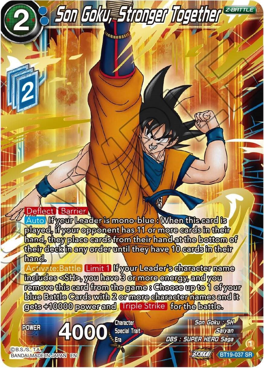 Son Goku, Stronger Together (BT19-037) [Fighter's Ambition] | Good Games Adelaide SA