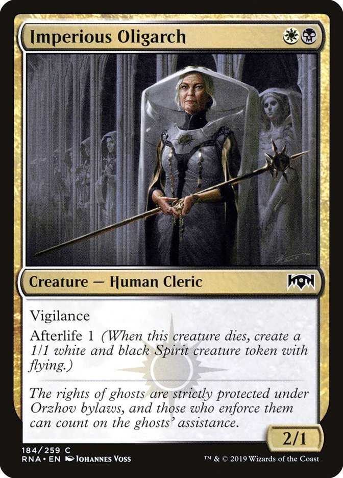 Imperious Oligarch 184 (Ravnica Allegiance)  | Good Games Adelaide SA