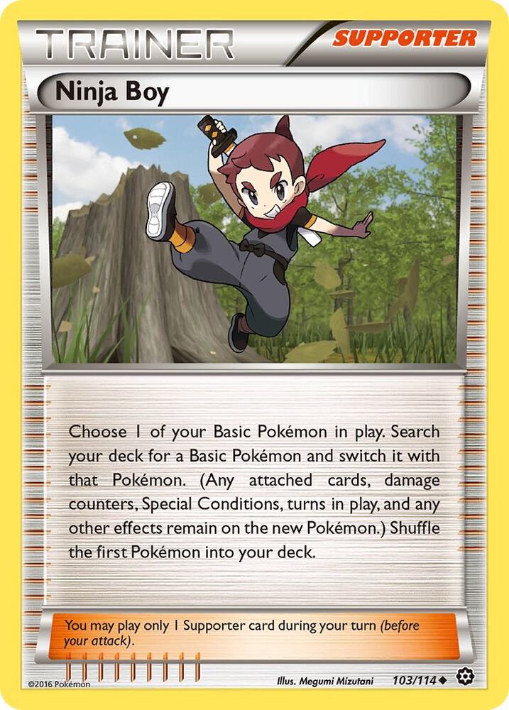 Ninja Boy 103/114 (XY - Steam Siege)  | Good Games Adelaide SA