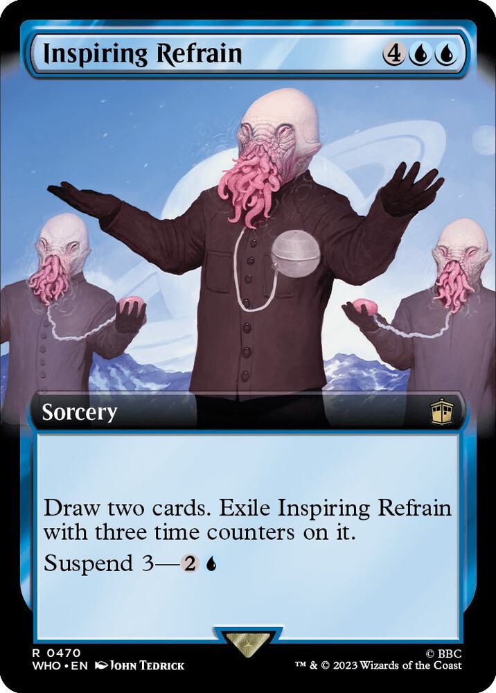 Inspiring Refrain 470 (Universes Beyond: Doctor Who)  - Foil | Good Games Adelaide SA