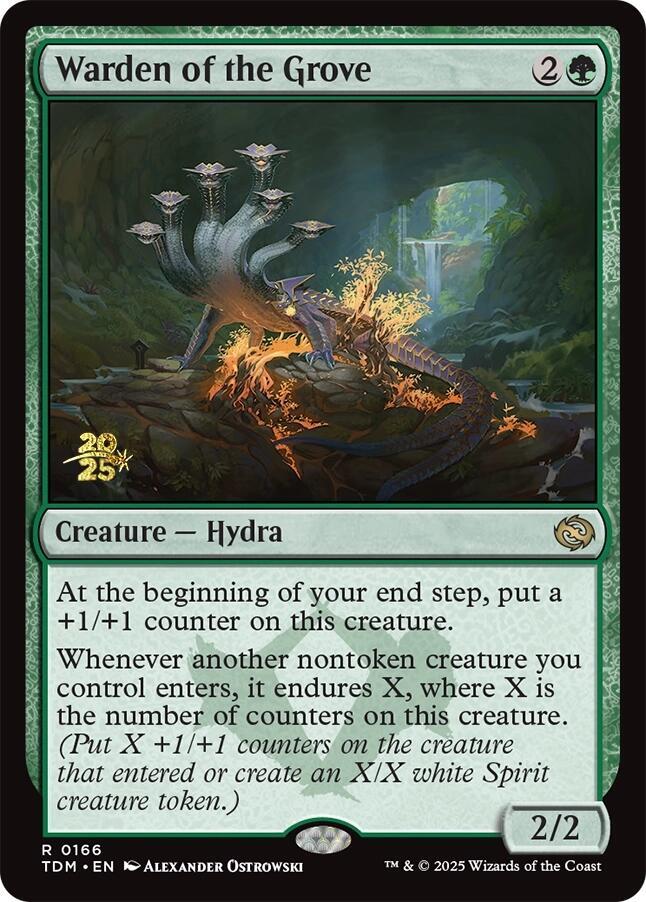 Warden of the Grove 166 (Prerelease Cards)  - Foil | Good Games Adelaide SA
