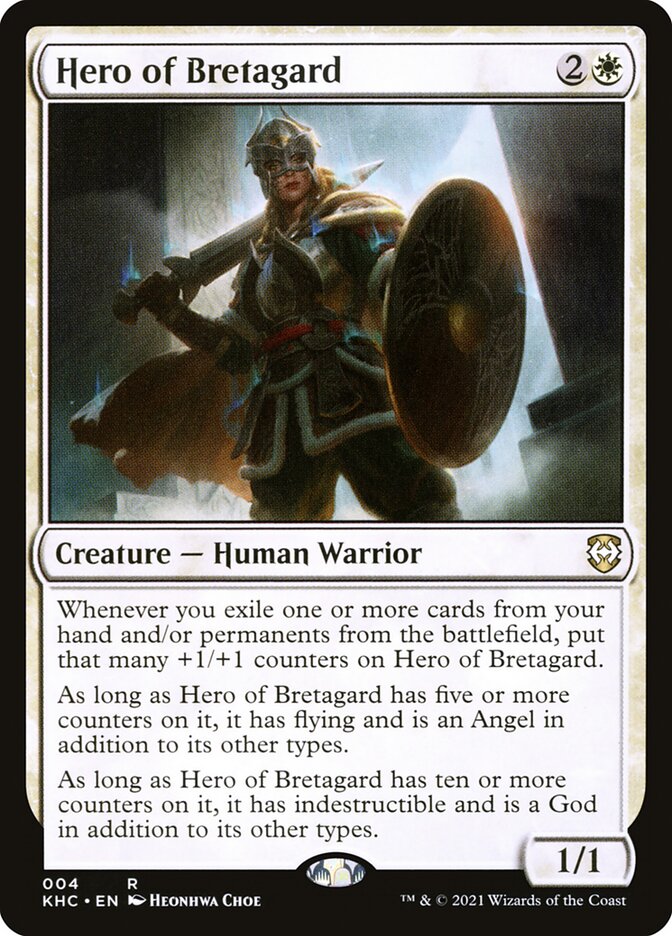 Hero of Bretagard 4 (Commander: Kaldheim)  | Good Games Adelaide SA
