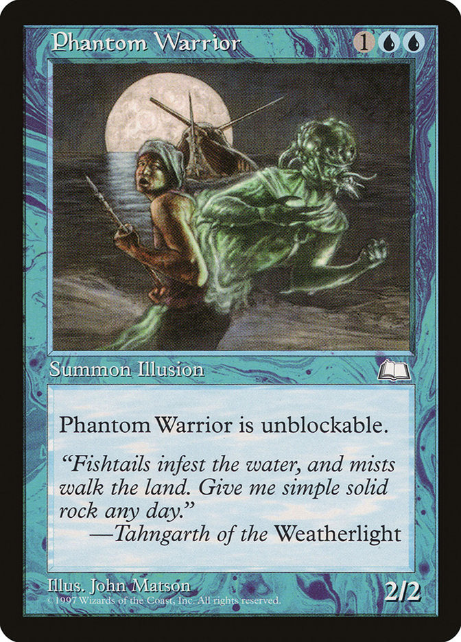 Phantom Warrior [Weatherlight] | Good Games Adelaide SA