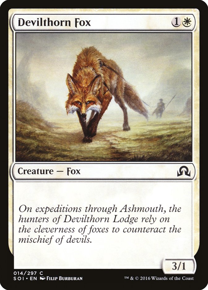 Devilthorn Fox 14 (Shadows over Innistrad)  - Foil | Good Games Adelaide SA