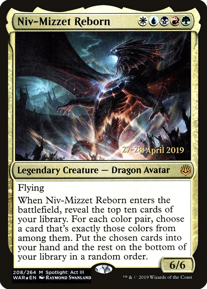 Niv-Mizzet Reborn  [War of the Spark Prerelease Promos] | Good Games Adelaide SA