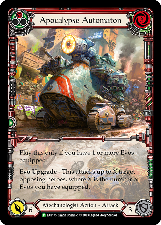 Apocalypse Automaton [FAB175] (Promo)  Cold Foil | Good Games Adelaide SA