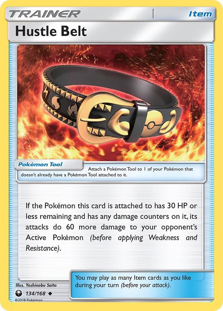 Hustle Belt 134/168 (SM - Celestial Storm)  | Good Games Adelaide SA