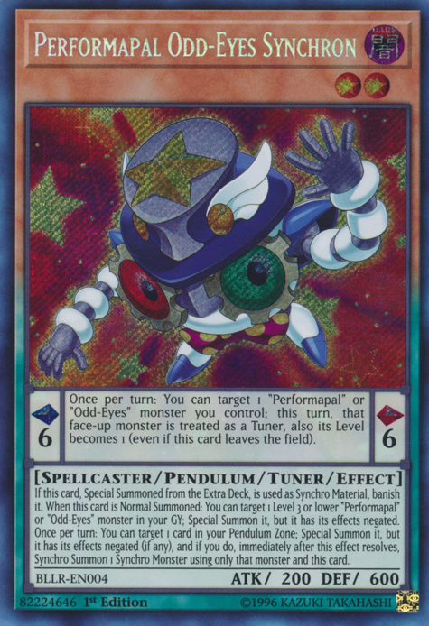 Performapal Odd-Eyes Synchron [BLLR-EN004] Secret Rare | Good Games Adelaide SA