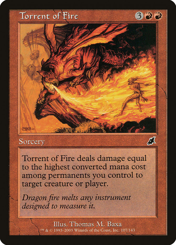 Torrent of Fire 107 (Scourge)  - Foil | Good Games Adelaide SA