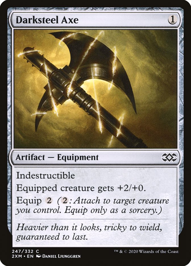 Darksteel Axe 247 (Double Masters)  - Foil | Good Games Adelaide SA