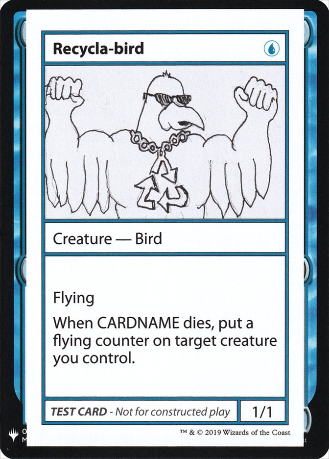 Recycla-bird [Mystery Booster Playtest Cards] | Good Games Adelaide SA