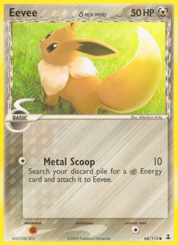 Eevee (68/113) (Delta Species) [EX: Delta Species] | Good Games Adelaide SA
