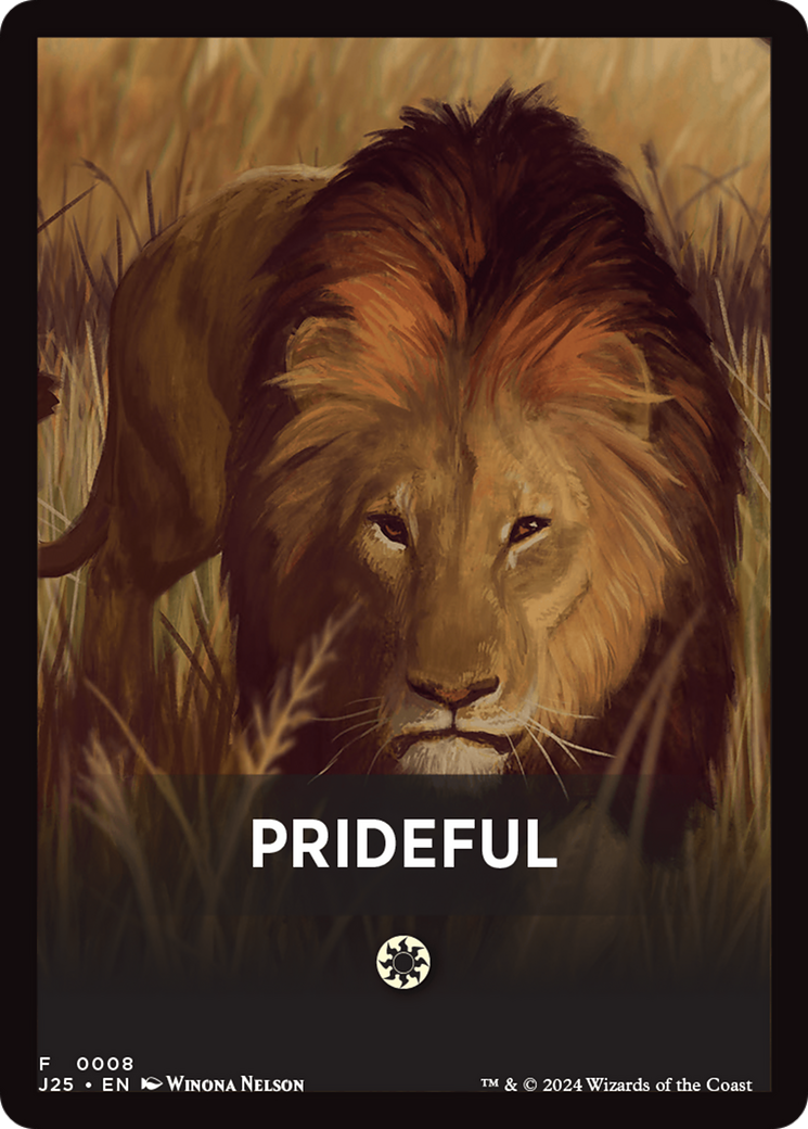 Prideful Theme Card [Foundations Jumpstart Front Cards] | Good Games Adelaide SA