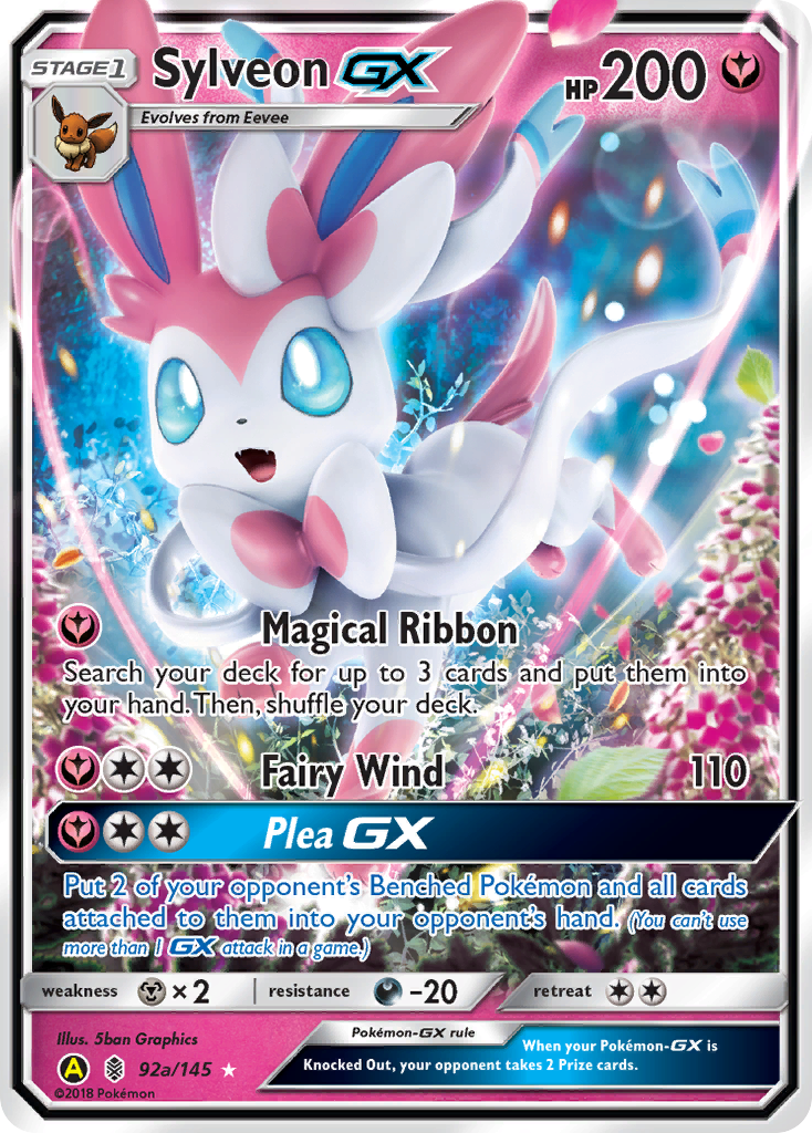 Sylveon GX (92a/145) [Alternate Art Promos] | Good Games Adelaide SA