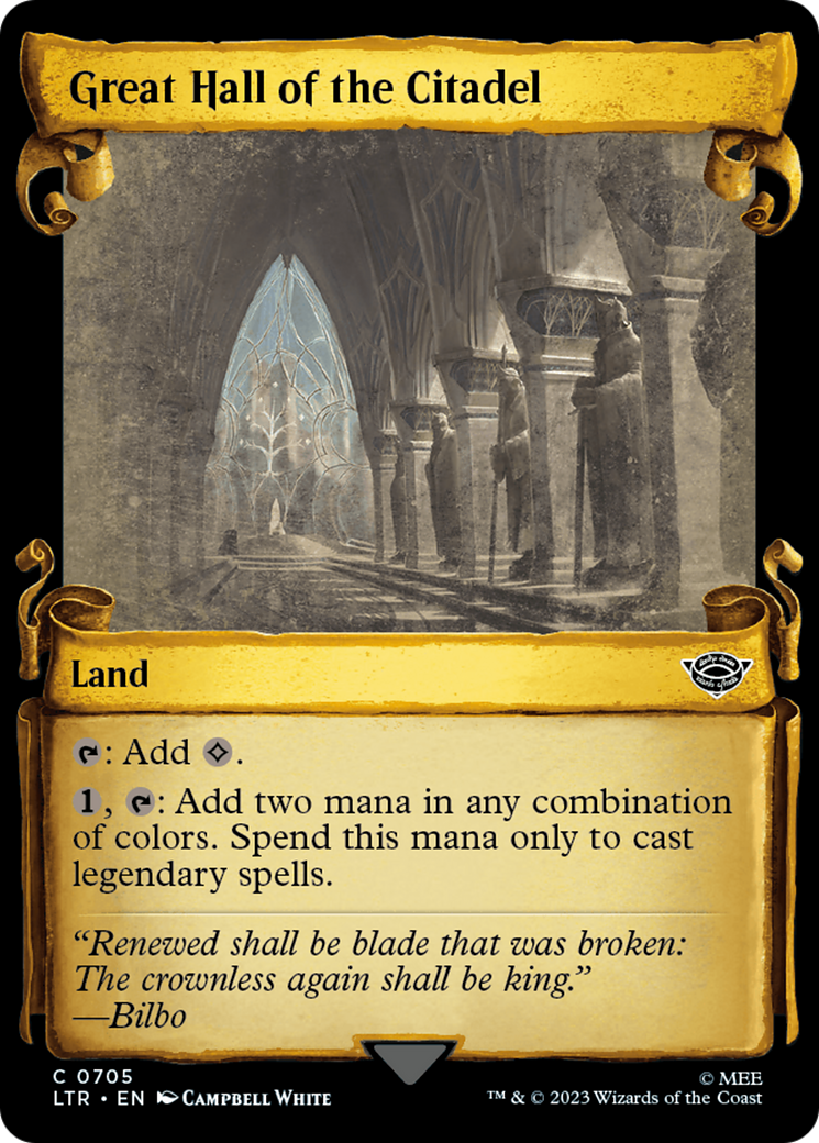 Great Hall of the Citadel [The Lord of the Rings: Tales of Middle-Earth Showcase Scrolls] | Good Games Adelaide SA