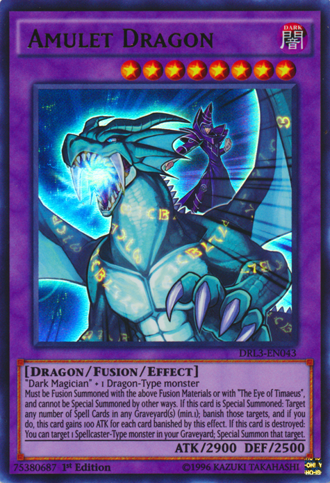 Amulet Dragon [DRL3-EN043] Ultra Rare | Good Games Adelaide SA