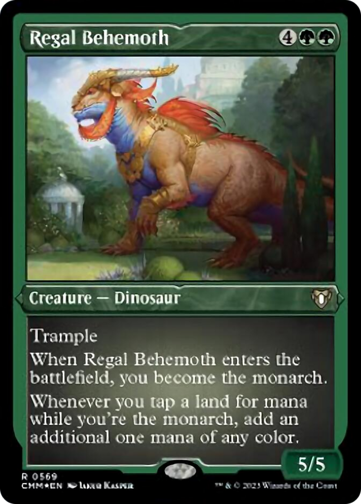 Regal Behemoth (Foil Etched) [Commander Masters] | Good Games Adelaide SA