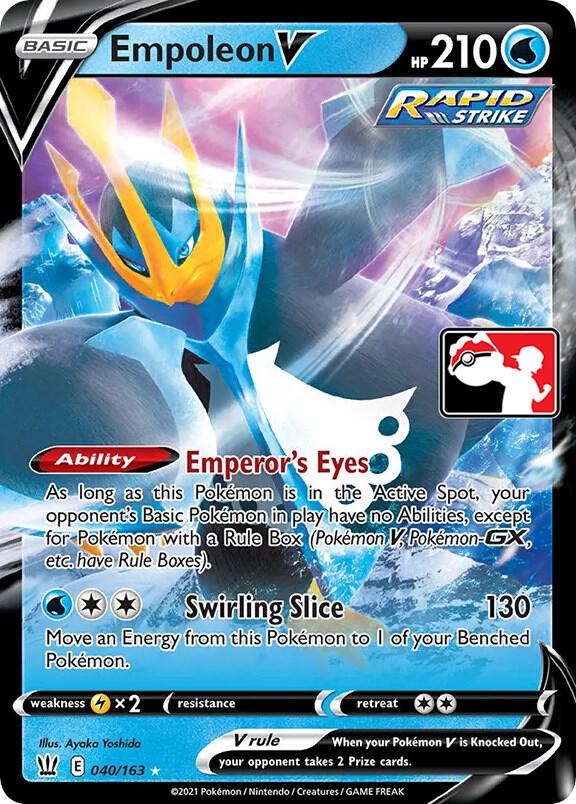 Empoleon V Series 1 040/163 (Prize Pack Series Cards)  - Holofoil | Good Games Adelaide SA