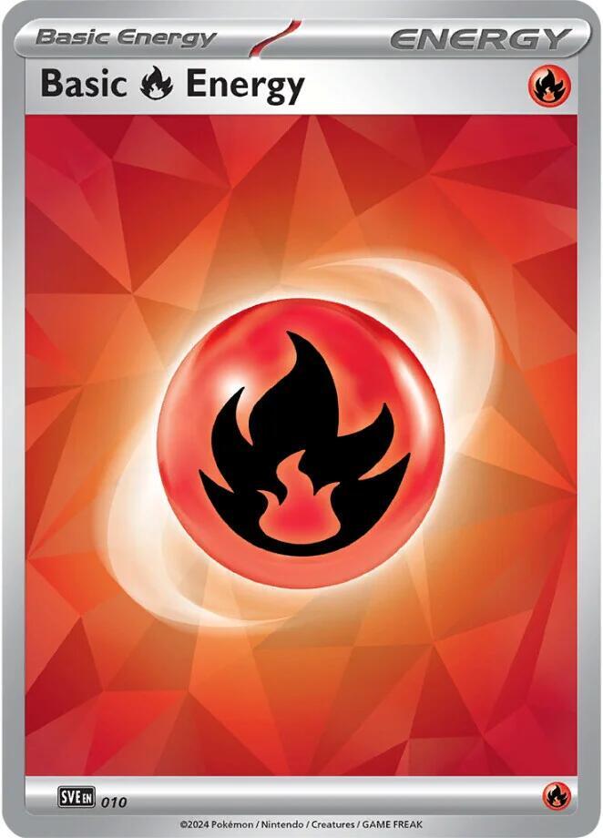 Basic Fire Energy 010 010 (SVE: Scarlet & Violet Energies)  - Holofoil | Good Games Adelaide SA